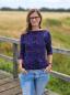 Preview: Baumwolljersey Mandy im Leodesign, Farbverlauf in Royalblau und Pink